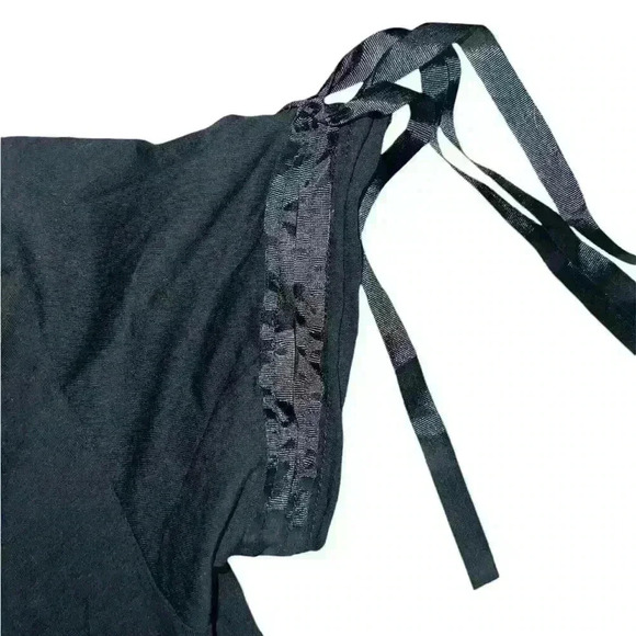 Diesel Black Gold Tops Xs Short Sleeves Crew Neck Minimalist Biker Monochrome - Picture 4 of 8